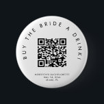 HARLOW modern kaufen die Braut ein Getränk-Taste B Button<br><div class="desc">Das ist ein moderner Minimalist kaufen die Braut einen Junggeselinnen-Abschied-Knopf. Laden Sie den Venmo QR-Code der Braut hoch,  um das Party zu starten! Editieren Sie alle Texte,  Schriftart und Farben auf diesem super festlichen Girl's Weekend Button,  um Ihren persönlichen Stil   Gefühl zu passen.</div>