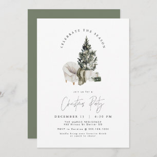 HARLOW Modern Secret Santa Gift Exchange Einladung