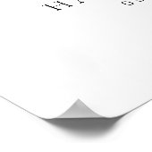 HARLOW Modern The Night Before Probe Dinner Poster (Ecke)