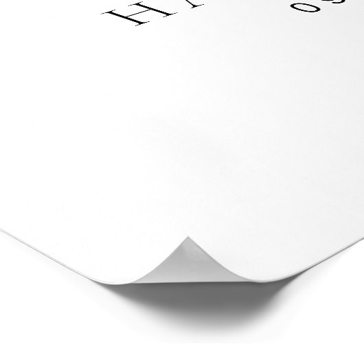 HARLOW Modern The Night Before Probe Dinner Poster (Ecke)