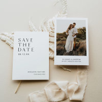 HARLOW Modernes Minimalistisches Foto Save the Dat