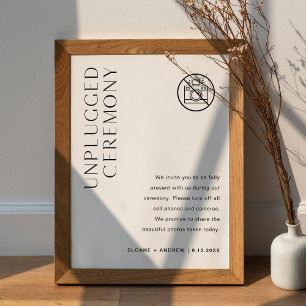 HARLOW Unplugged Zeremony Wedding 18x24 Poster
