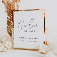 HARLOW unsere Liebe ist heiß Hochzeitstorch-Zeiche