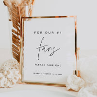 HARLOW Wedding Fans unterzeichnen