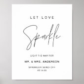 HARLOW Wedding Sparkler abschicken Signierung Poster (Vorne)
