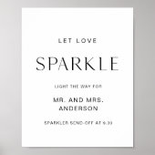 HARLOW Wedding Sparkler abschicken Signierung Poster (Vorne)