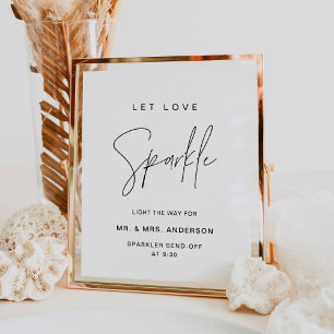 HARLOW Wedding Sparkler abschicken Signierung Poster
