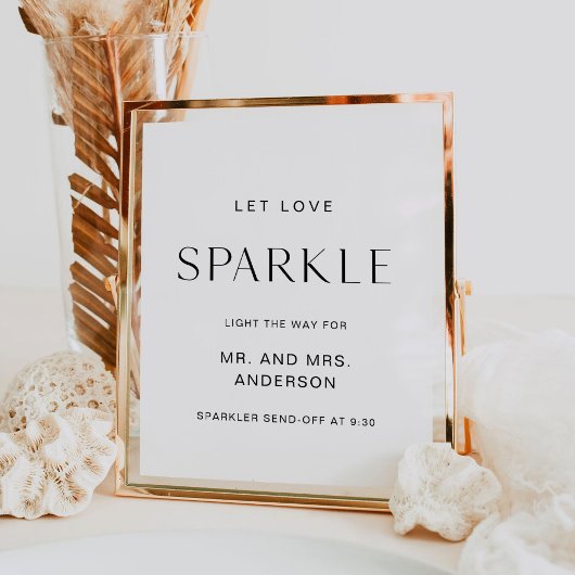 HARLOW Wedding Sparkler abschicken Signierung Poster
