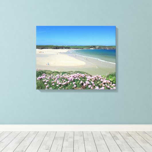 Harlyn Bay Leinwanddruck (Insitu (Holzboden))
