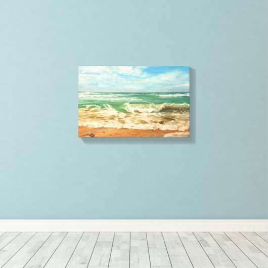 Harlyn Bay Leinwanddruck (Insitu (Holzboden))