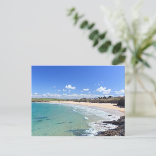Harlyn Bay Postkarte (Stehend Vorderseite)