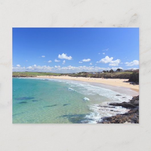 Harlyn Bay Postkarte (Vorderseite)