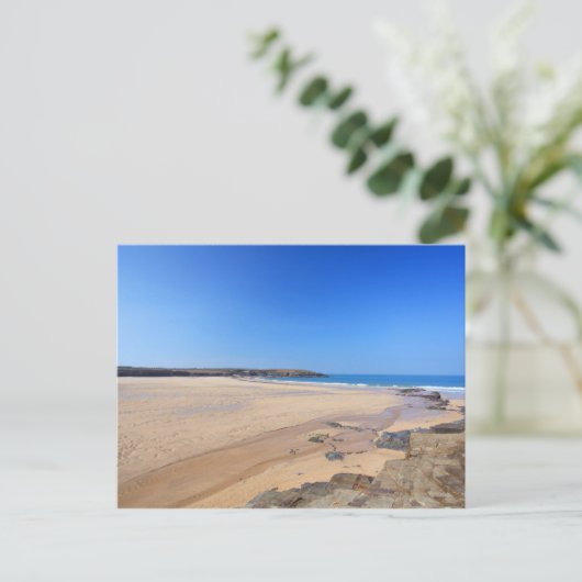 Harlyn Bay Postkarte (Stehend Vorderseite)