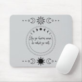 Harm None Wicca Mousepad (Mit Mouse)