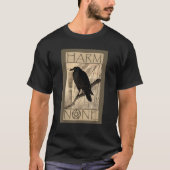 Harm None Wiccan Black Unisex Short Sleeve Modern T-Shirt (Vorderseite)
