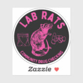 Harm Reduction Sisters Lab Rats Logo Aufkleber (Blatt)