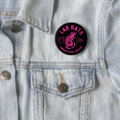 Harm Reduction Sisters Lab Rats Logo Button (Beispiel)