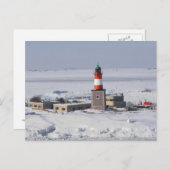 Harmaja Lighthouse Helsinki Finnland Postkarte (Vorne/Hinten)