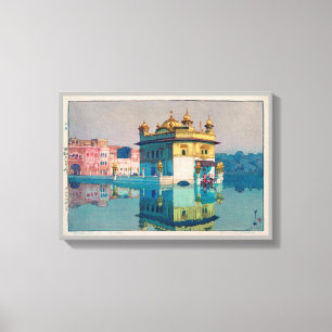 Harmandir Sahib (Goldener Tempel), Hiroshi Yoshida Leinwanddruck