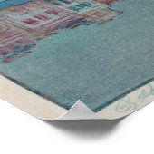 Harmandir Sahib (Goldener Tempel), Hiroshi Yoshida Poster (Ecke)