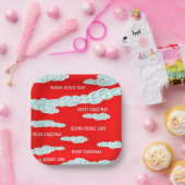 Harmattan Christmas Fog Paper Plate Pappteller (Party)