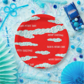 Harmattan Christmas Fog Paper Plate Pappteller (Party)