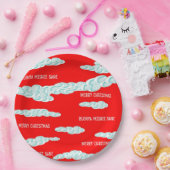 Harmattan Christmas Fog Paper Plate Pappteller (Party)
