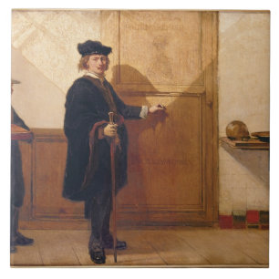 Harmensz van Rijn Rembrandt (1606-69) an klopfend Fliese