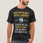 Harmless Hobby Artificial Intelligence AI T-Shirt (Vorderseite)