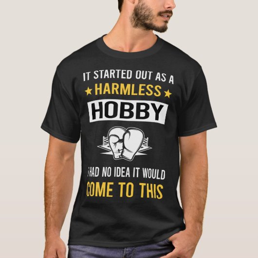 Harmless Hobby Boxing T-Shirt (Vorderseite)