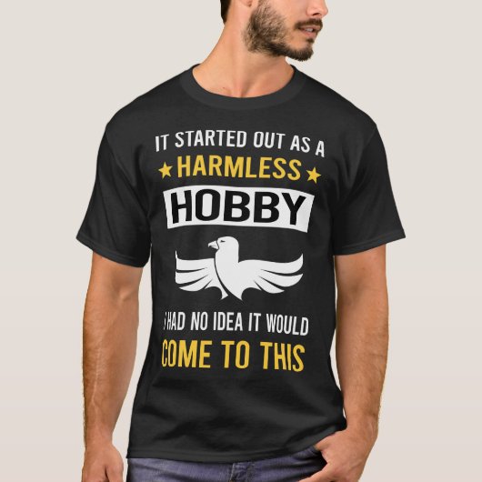 Harmless Hobby Falconry Falconer T-Shirt (Vorderseite)