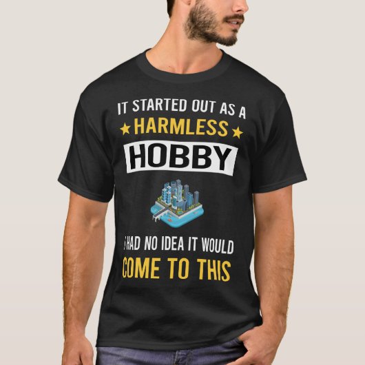 Harmless-Hobby-Gebäude T-Shirt (Vorderseite)