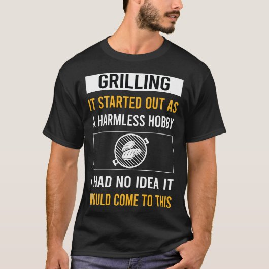 Harmless Hobby Grilling T-Shirt (Vorderseite)