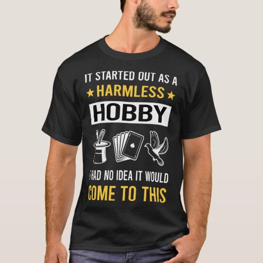 Harmless Hobby Magic Tricks T-Shirt (Vorderseite)