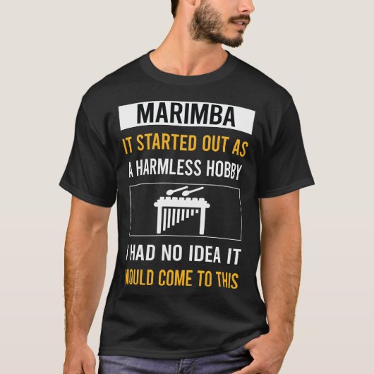 Harmless Hobby Marimba T-Shirt (Vorderseite)