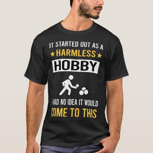 Harmless Hobby Petanque T-Shirt (Vorderseite)