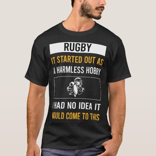 Harmless Hobby Rugby T-Shirt (Vorderseite)