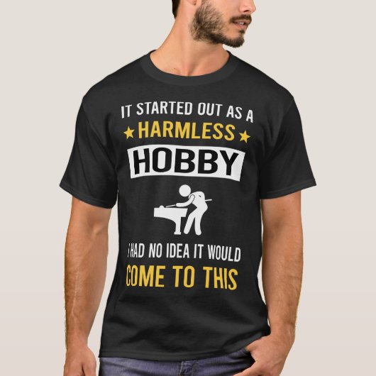 Harmless Hobby Snooker T-Shirt (Vorderseite)