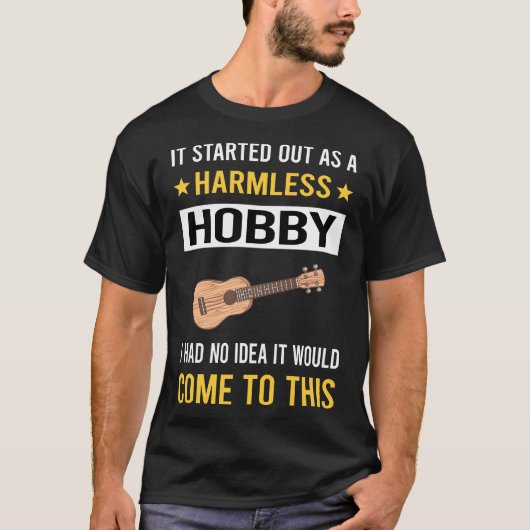 Harmless Hobby Ukulele T-Shirt (Vorderseite)