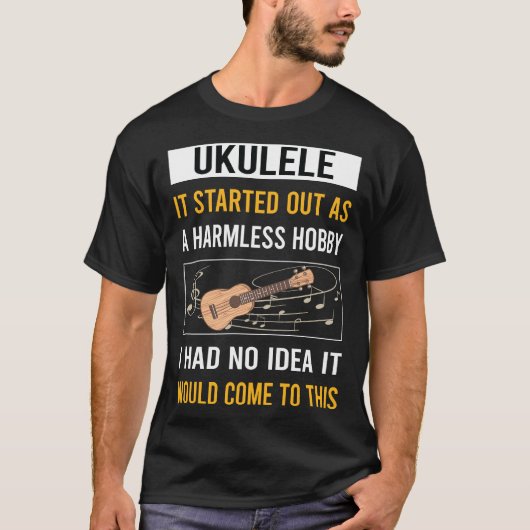 Harmless Hobby Ukulele T-Shirt (Vorderseite)