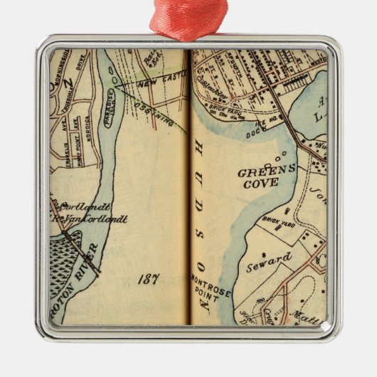 Harmon Park, New York Silbernes Ornament (Vorne)