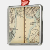 Harmon Park, New York Silbernes Ornament (Links)