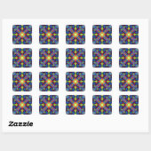 Harmonic Crystal Mandala Sticker (Blatt)