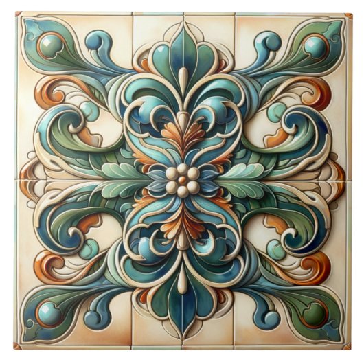Harmonic Fleur Tile Ensemble Fliese (Vorderseite)