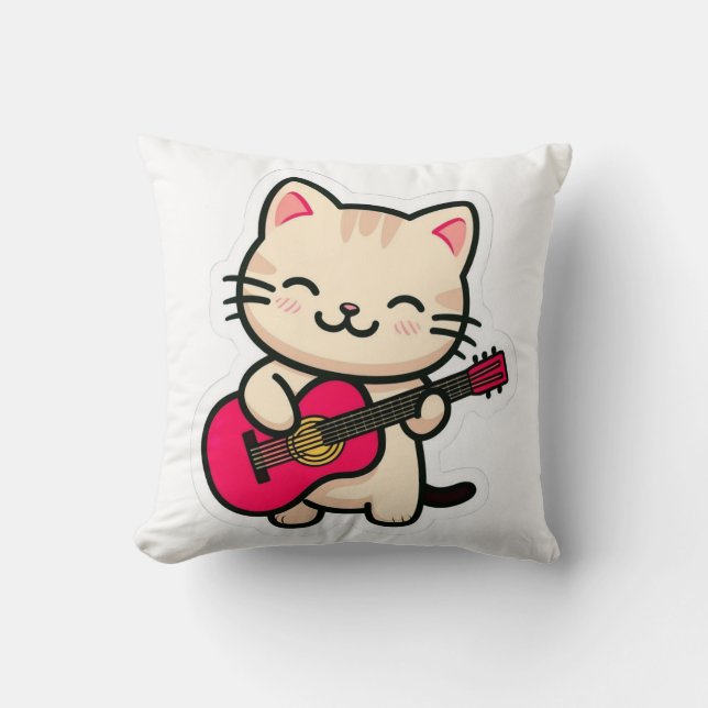 Harmonic Haven Throw Kissen (Vorderseite)