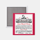 Harmonica Ad Magnet (Vorderseite/Rückseite)