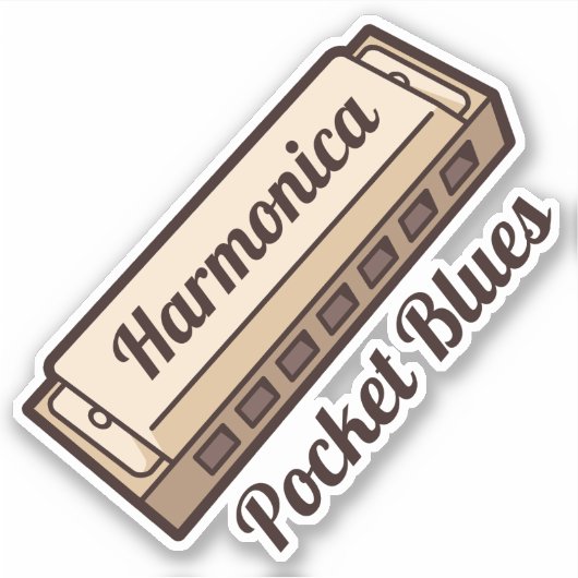 Harmonica Aufkleber (Vorderseite)