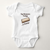 Harmonica Baby Strampler (Vorderseite)