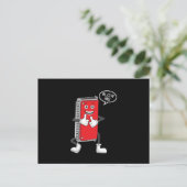 Harmonica Blow Me Blues Jazz Instrument Band Gesch Postkarte (Stehend Vorderseite)