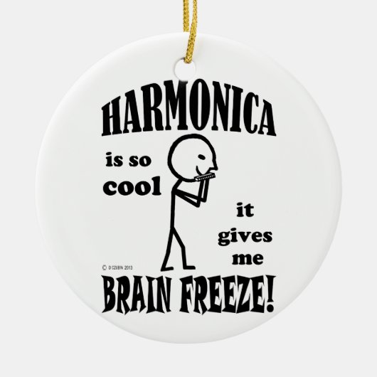 Harmonica, Brain Freeze Keramikornament (Vorne)